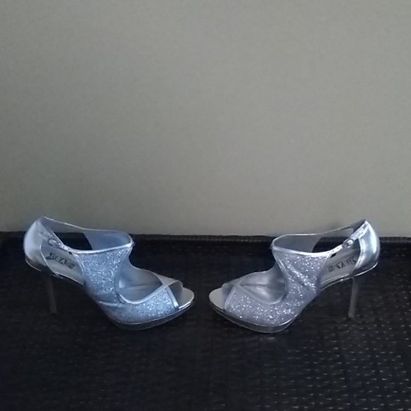 Brash Shoes - Silver stilettos